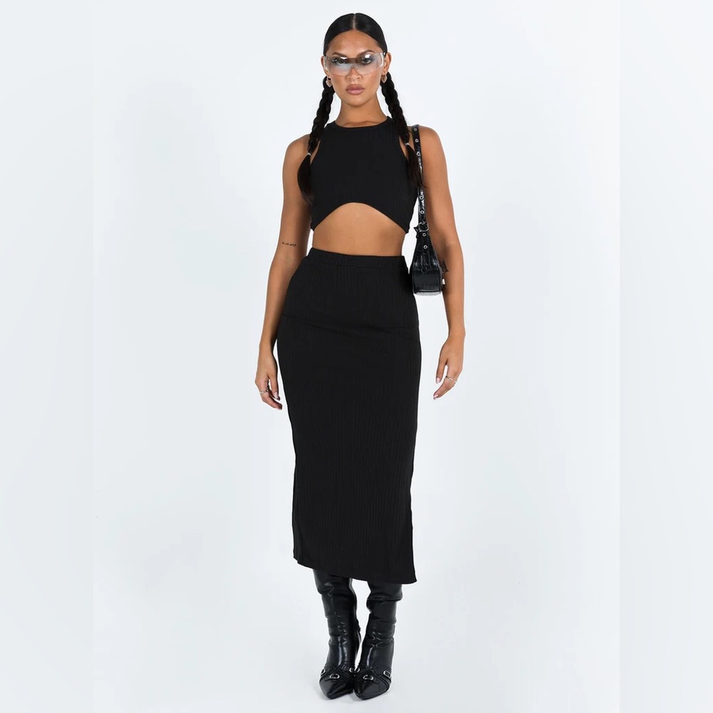Princess Polly Ellie Set in Black